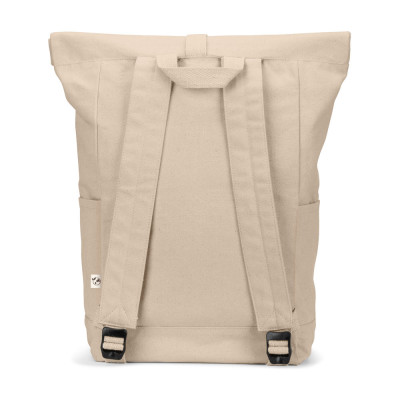 SAINT. Mochila roll top em algodão reciclado e poliéster reciclado (380 g/m²)